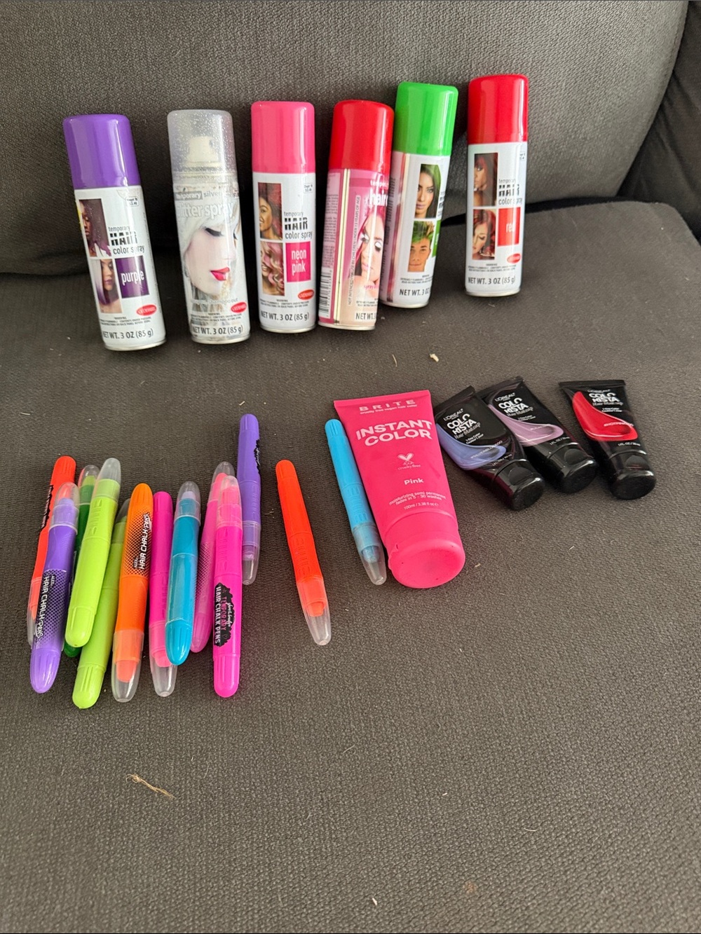 Temporary hair color bundle